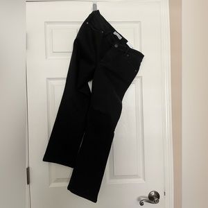 Loft cropped jeans, size 10, curvy kick crop, black, new with tags.